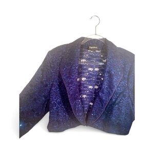 Vintage 90’s Sheer Lace Cropped Jacket